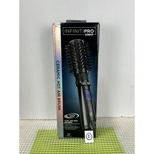 Conair InfinitiPro Ceramic Hot Air Spin Brush 2 Inch Black New Opened Box C